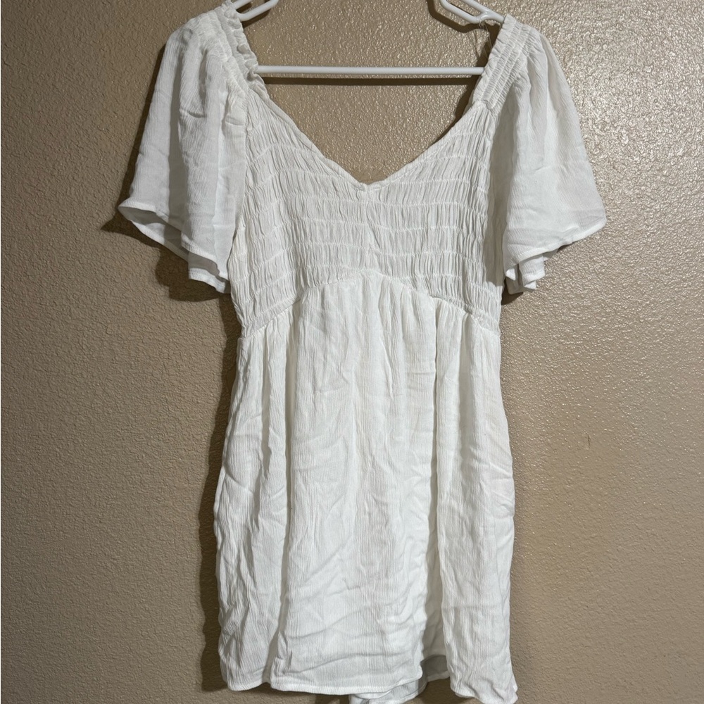 Chic White Mini Dress for Women